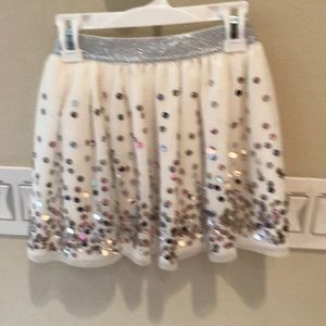 girls holiday sparkle skirt